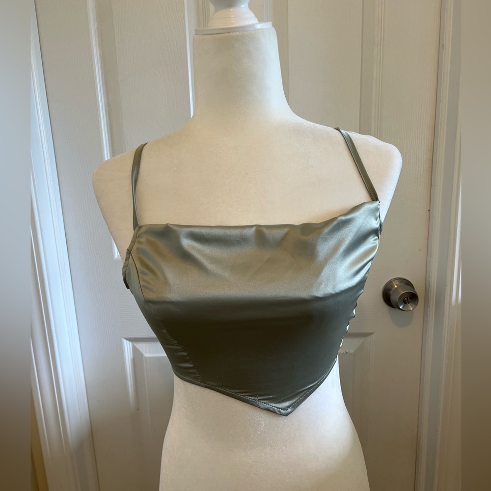 PRETTY LITTLE THING SATIN TANK